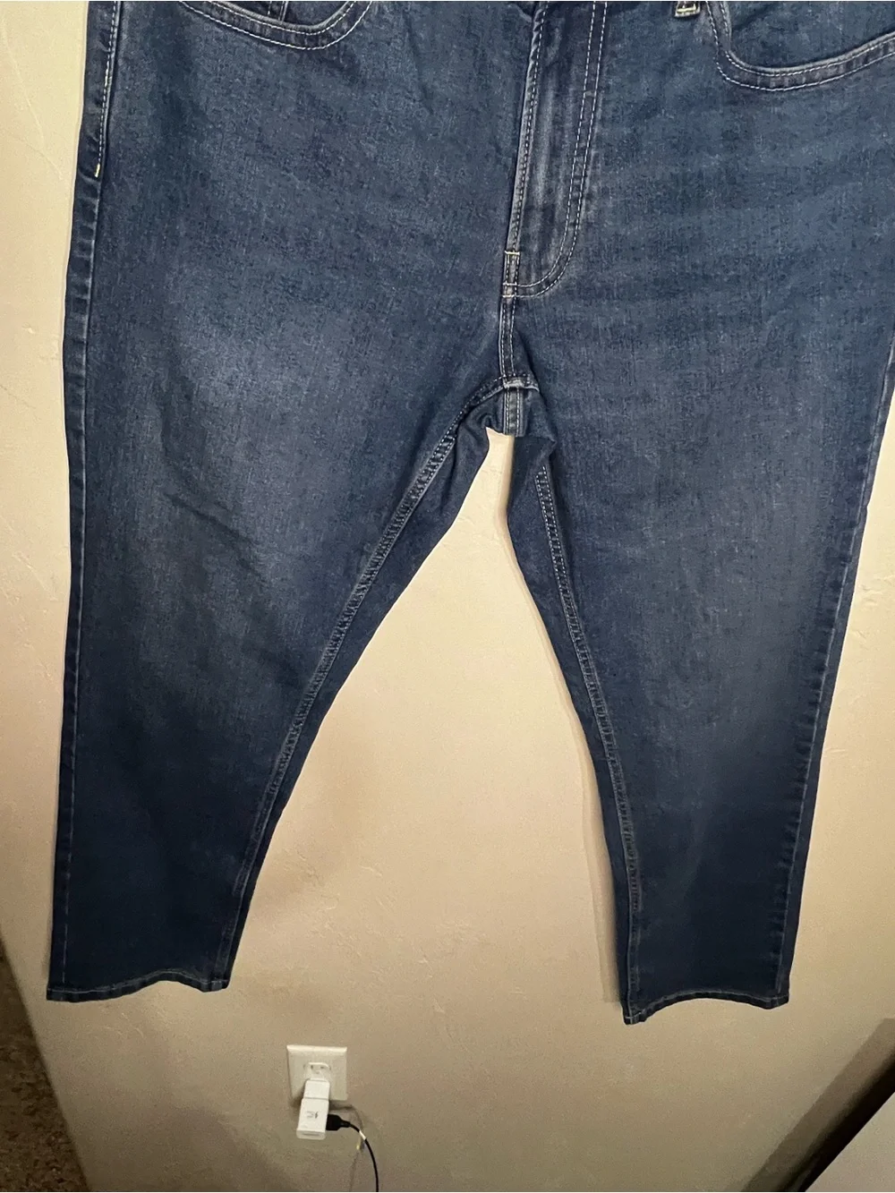 Scott Barber Straight Fit Premium Stretch Blue Denim Jeans